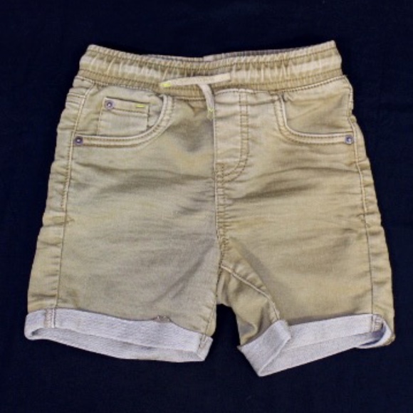 Drawstring Khaki Shorts - Picture 1 of 3